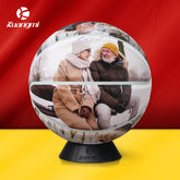 Kuangmi Personalized Photo Basketball Size 5/6/7 for Newborns and Children - Hygroscopic PU Material